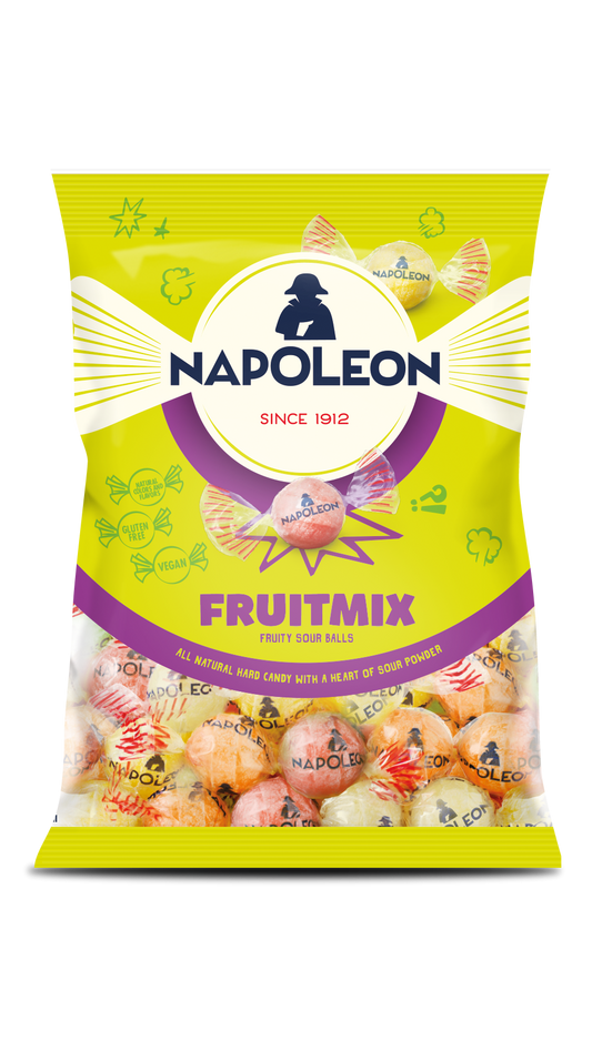 Napoleon Assorted Fruit Mix Sours, 5.29oz Bags - Belgium