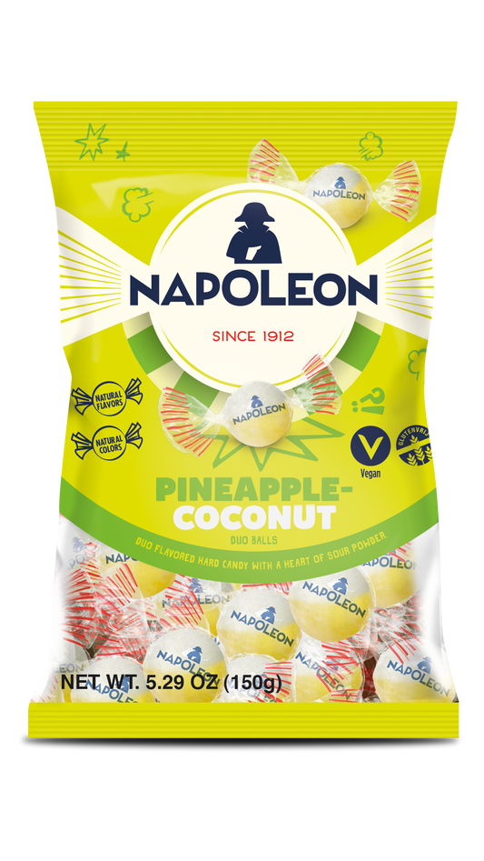 Napoleon Pineapple-Coconut Duo Sours, 5.29 oz Bags - Belgium