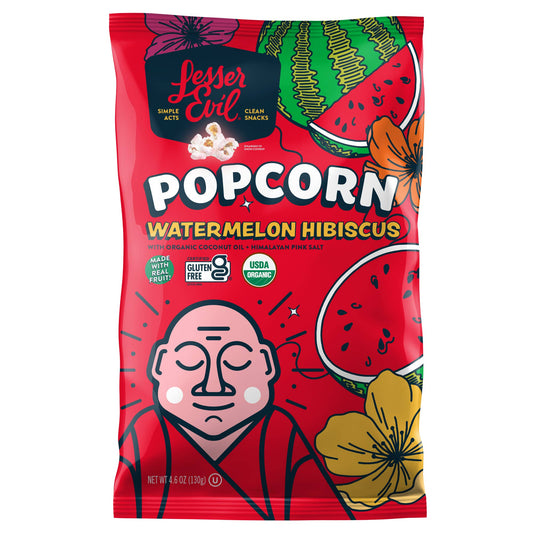 Organic Popcorn, Watermelon Hibiscus 4.6 oz